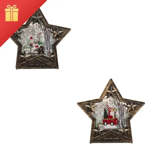 Feeric LED-sterrenlamp, warm wit, 14,3cm – willekeurige selectie