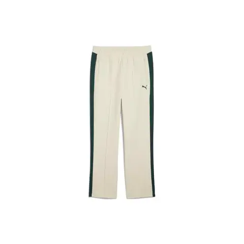 Puma T7 Relaxed Jacquard Track Pants DK - Alpine Snow/Green Terrain