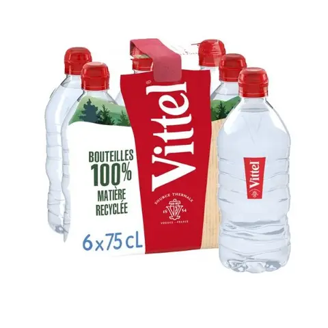 VITTEL Eau minérale naturelle bouchon sport pack 6x75cl