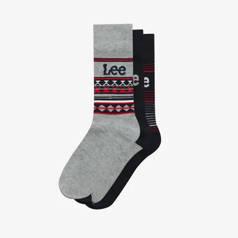 LEE cadeaubox SERGIO - marineblauw/grijs - gestreept/effen - marlène - maat 43-46