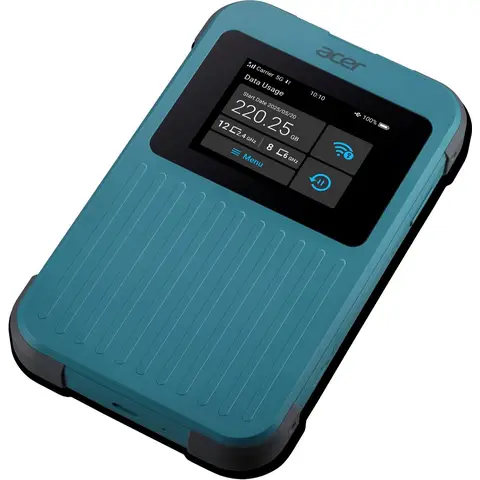 Acer Connect M4E - 1 GB Draadloze Dual-Band Mifi Router (2,4 GHz / 5 GHz) 5G