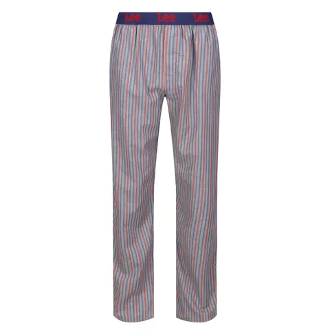 LEE broek, geweven, Hudson-grijs gestreept, met Lee-logo, WB-S