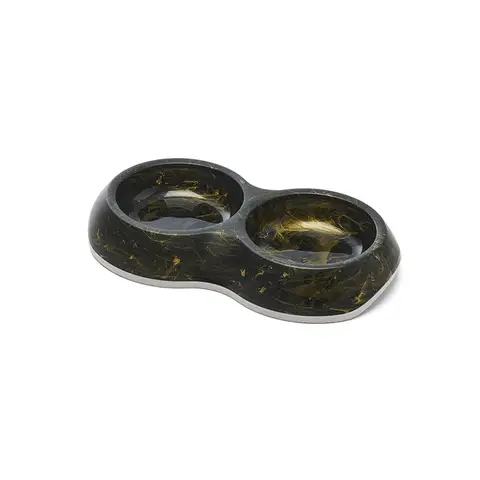 Savic Cat Delice Gamelles pour chat à motif marbre - 2 x 200 ml