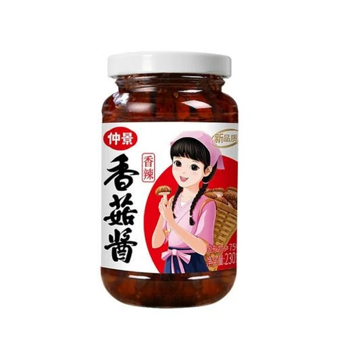 Sauce de champignons de Zhang Jing, épicée, 230g