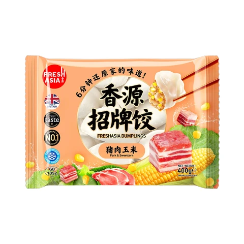 FRESHASIA Pork & Sweetcorn Dumplings 400g/pack