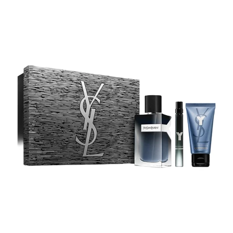 YSL Y Men EDP Geschenkset (EDP 100 ml + EDP 10 ml + Duschgel 50 ml)