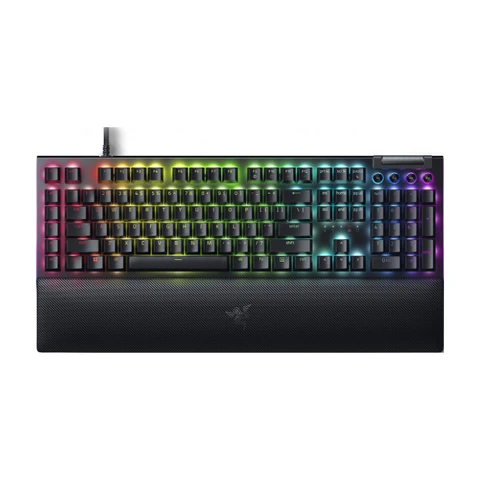 Razer BlackWidow V4 - Mechanische gaming-toetsenbord (Gele schakelaar) - US-indeling