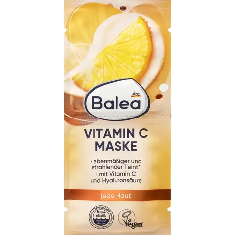 Balea Gezichtsmasker Vitamine C, 16 ml