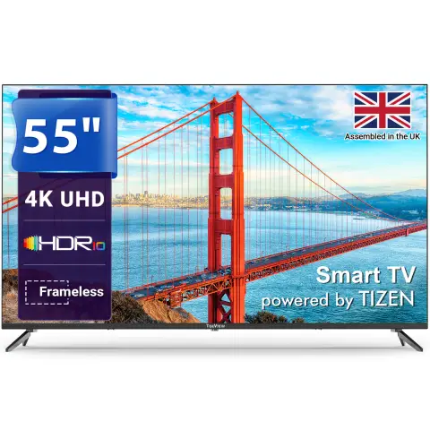 TeeView 55"  UHD Smart Tizen OS TV-TV55QUT(Dolby Audio,Gaming Hub)