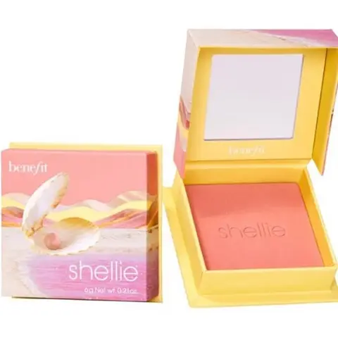 Benefit Wanderful World Blushes Powder Highlighter 6 g - Shellie Seashell Pink