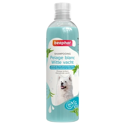 Beaphar Shampooing essentiel pour chien au pelage blanc - 250 ml 