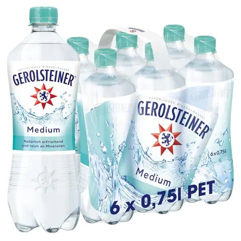 Gerolsteiner Medium 6x0,75L