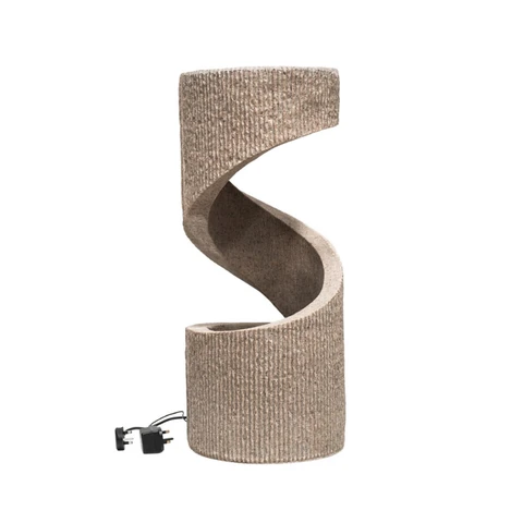 Outdoor Spiral Water Feature