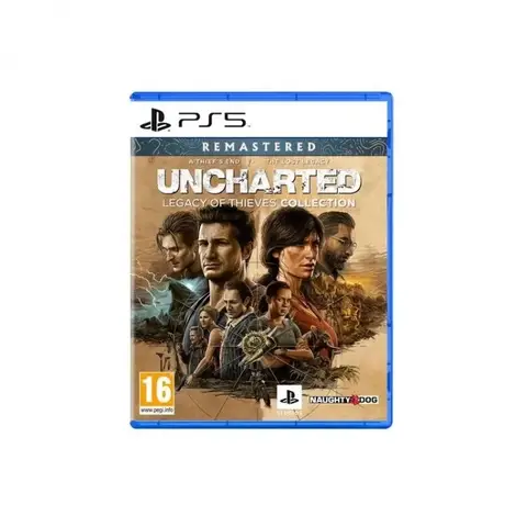 Sony PlayStation Studios Uncharted Legacy of Thieves Collection Remastered PS5 - Jeu vidéo d'action-aventure - Version physique avec CD en français - 1 joueur - PEGI 16