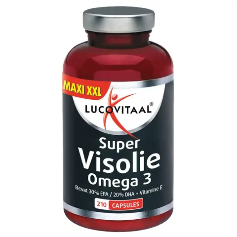 Lucovitaal Super Omega 3 Visolie 210 capsules MAXI XXL