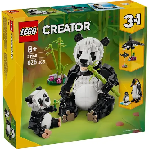 LEGO 31165 Creator wilde dieren panda gezin