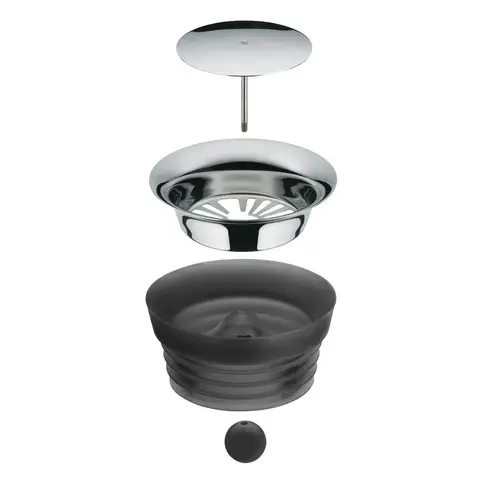 WMF basis glazen karaf met deksel - transparant