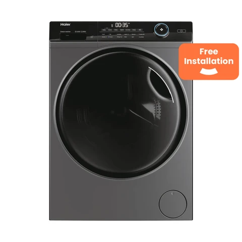 Haier I-Pro Series 5 10kg Washing Machine – Graphite | A Energy Rated | 1400rpm | Direct Motion Motor | Wi-Fi Connected (HW100B14959S8U1U)
