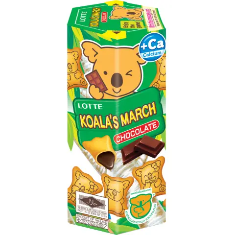 Lotte Koala's March Biscuits with Chocolate Filling 37g 乐天小熊饼巧克力味 37g