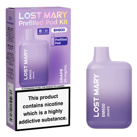 Lost Mary Bm600 Prefilled Kit Grape