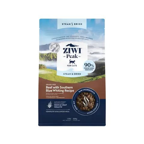 Ziwi Peak Cat Steam & Dried Beef 800 gr.