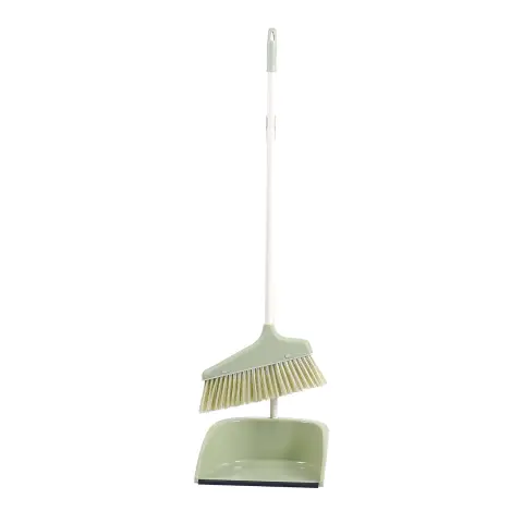 Fresh Start Plastic Broom & Dustpan
