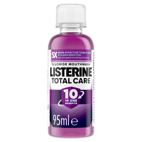 Listerine Total Care 10-in-1 Benefit Clean Mint Mouthwash 95ml