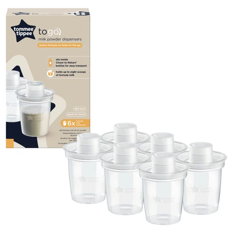 Tommee Tippee Milk Powder Dispensers 6 Packs