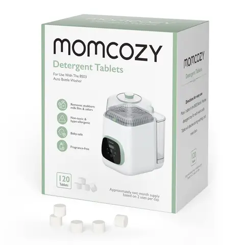 Momcozy Laundry Detergent Sheets BS03-DT (120 Sheets, for Europe Market)