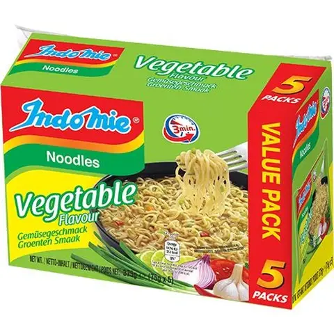 Indomie Instant Noodle Groente 8x5x75g (EU) 1doos