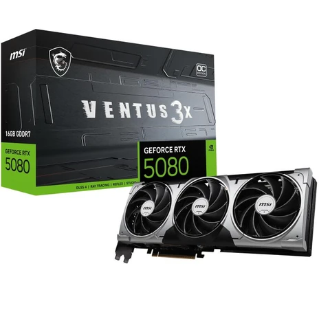 MSI GeForce 5080 16G VENTUS 3X OC Carte graphique - 16 Go