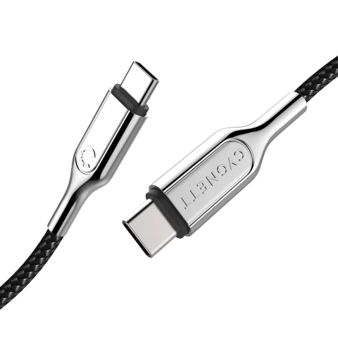 Cygnett 1m USB-C to USB-C Armoured Cable – Black