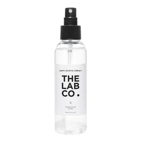 The Lab Co. Anti Static Solution Spray 150ml. Removes static and clinging. A static remover for all fabrics.