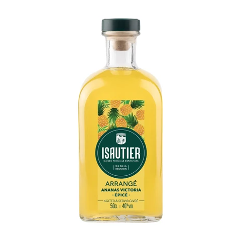 ISAUTIER ARRANGE Rhum Arrangé Ananas Victoria Épicé 40 % 50cl