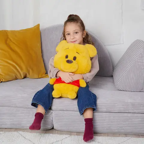 Disney Winnie the Pooh Huggables Plush Soft Toy, 35cm Large Cuddly Bear