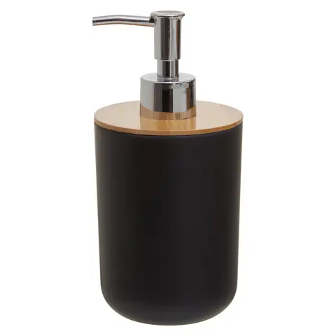 Maison by Premier Black 500ml Lotion Dispenser Pump, Hand Dispenser With Detachable Top, Modern Sustainable Sink Accessory