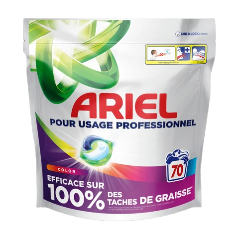 ARIEL  Capsules de Lessive Professionnelle Couleur ALLin1 - 70 Doses