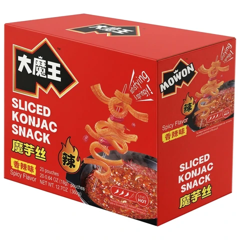 Yanjin Puzi Konjac Shreds-Spicy 360g(18g*20)