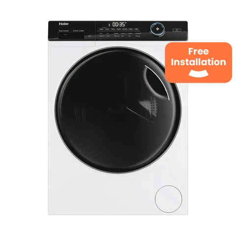 Haier I-Pro Series 5 10kg Washing Machine – 1400rpm | A Rated | Direct Motion Motor | Wi-Fi Connected | White (HW100-B14959U1UK)