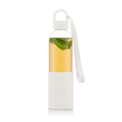 Bodum Melior Glazen Waterfles - 0,5L, Zwart