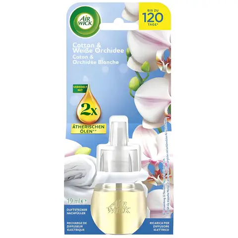 Airwick Fragrance Refill Cotton & White Orchid 19ml
