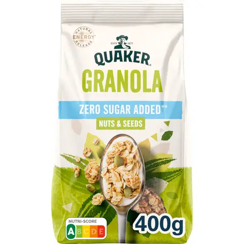 Quaker Zs Granola Nuts Seeds 400g