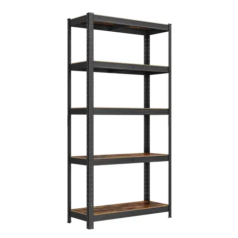 SONGMICS Étagère - Étagères de rangement - Réglable - Capacité de charge de 650 kg (130 kg par étagère) -