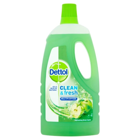 Dettol Clean & Fresh Multipurpose Refreshing Green Apple 1L