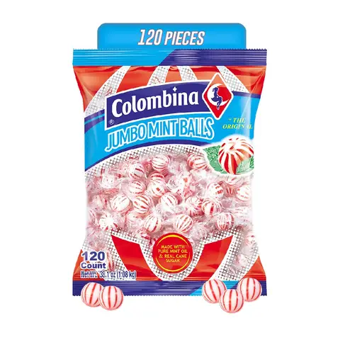 Colombina Jumbo Mint Balls Original 16 x 120’s
