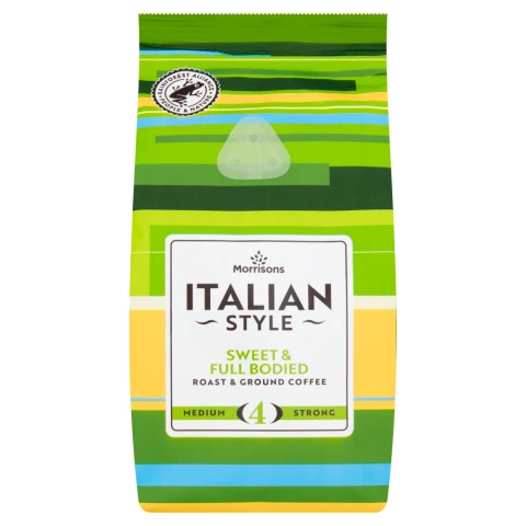 Morrisons Italian Style Roast & Ground Coffee 227g