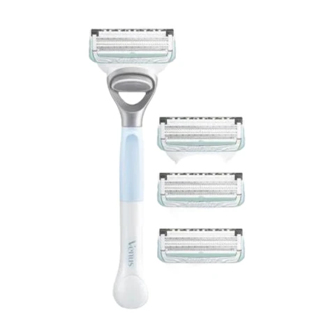 Gillette Venus for Pubic Hair and Skin, 4 Razor Blade Refills