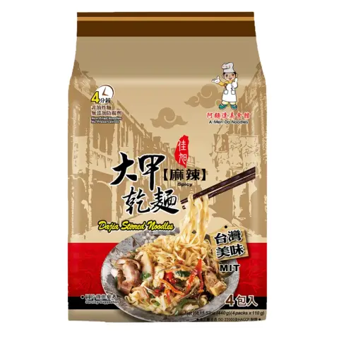 Djdajia Stirred Noodles - Spicy Sauce 大甲佳旭大甲干面-麻辣