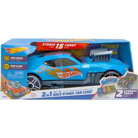 Hot Wheels 2 in 1 Race 'N' Haul Storage Case 