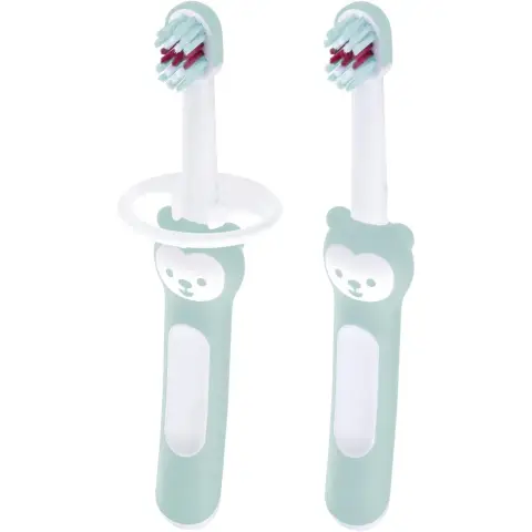 MAM Learn to Brush Set with Safety Shield Blue